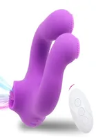 Sex Toy Massager Pair Sucking Vibrator Testicle Penis Ring Clitoris Nipple Stimulator Soft Silicone Massage Perineum Suitable for 7299096
