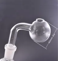 BIG size Glass Oil Burner Pipes With 10mm 14mm 18mm Male Female 40mm ball Pyrex Glass Oil bowl Smoking oil nail adapter for dab bo3961070