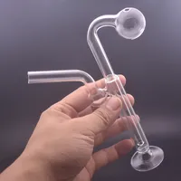 hand Smoking water Pipe Hookah with 30mm oil Bowl banlancer glass oil burner bong recycler dab rig cheapest