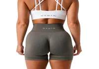 Yoga Outfit Yoga Outfits NVGTN Solid Seamless Shorts Women Soft Workout Tights Fitness Pants High Waisted Gym Wear 2301309253995