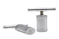 Smoking Accessories Metal Pollen Press Presser Compressor Cream Whipper Tool for herb Cigarette Hookah Bubbler wax dry vaporizer w2788154