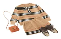Baby Girl Winter Clothing Sets Autumn Children Knitted Sweater With Skirt Kids 2 Piece Casual Outfits 37Y9730263