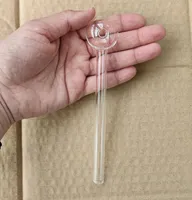 Oil Burner Glass Pipe 3cm Big Ball 59 inch length Smoking Pipes 15cm Transparent Pyrex Thick Clear Great Handcraft Hold Smoking T6954838