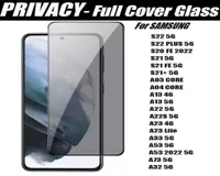Privacy Glass screen protector for Samsung Galaxy S22 S22Plus s21 s21pLUS S20 FE A13 A33 A23 A73 A32 A22 A42 A52 4G 5G Full cover 5507574