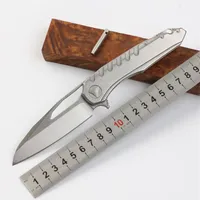 HIght Recommend Mi steel handle magic Hunting Folding Pocket Knife Survival Knife Xmas gift d2 copies 1pcs 329g