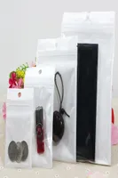 1220cm Clear white pearl Plastic Poly OPP packing Zip lock Retail Packages USB Jewelry PVC bag 1018cm 610cm 7512cm 16x24cm 9794731