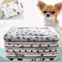 Cat Beds Pet Supplies Thickened Mat Cotton Non-slip Dog Winter Plush Warmer