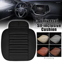 Car Seat Covers 1PC Front Cover Protection Mat Cushion PU Leather Soft Breathable Pad All-inclusive Case Universal