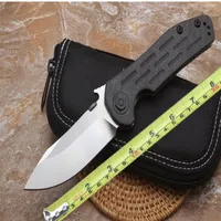Zero Tolerance 0630 pocket knife CNC 3 5 D2 blade Carbon fiber handle tactical self-defense Folding survival knife225t