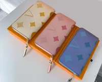 Zippy plånbok kvinnor läder blixtlås långa plånbok mynt handväskor långa korthållare originalkoppling med låda