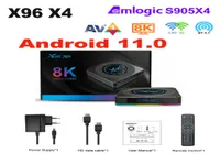 X96 X4 Amlogic S905X4 Android 110 Smart TV BOX 4GB 64GB Quad Core 24G5G Dual Band WIFI 8K Media Player SetTopBox 4G 32G4148103