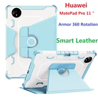 Armor Rotation Cases 2022 For Huawei MatePad Pro 11 Case GOT-W09 W29 AL09 Leather 360 Degree Stand Tablet Cover