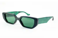 22SS Официальные последние женские солнцезащитные очки 0956 Негабарированные рамные очки occhiali da sole firmati femminili green бирюзовый изумруд wit6310094
