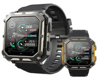 C20PRO Militar Smart Watch Men Exército ao ar livre IP68 5ATM Freqüência cardíaca a água de oxigênio Smartwatch para homens Android iOS2271882