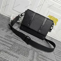 Men's Messenger bags Luxury Designer Bags cross body bag Postmanbag High Quality Leather Canvas Adjustable Straps for Comfort230T