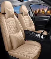 Car Seat Covers HeXinYan Leather Universal For All Models 500 Albea Palio mont Ducato Bravo Auto Styling Accessories5360145