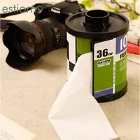 Tabletop Tissue Box Film Tissue Box Cover Holder Roll Paper Holder toilet Paper Roll holder Plastic Dispenser tissue case202T