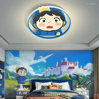 Chandeliers 2023 Modern LED Ceiling Chandelier For Kids Bedroom Study Cartoon Children Lamp Dimmable Baby's Room Lighting