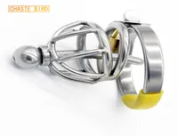 Chaste Bird Newstainless Steel Male Chastity Device With Cathetercock Cagevirginity Lockpenis Ringpenis Lockcock Ring A099 Y8288342