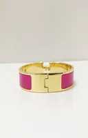 31 colors Enamel Rainbow stainless steel bangle Woman Bracelet Fashion designer Jewelry with dust bag3703759