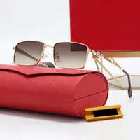 Luxurious Designer Mens Sunglasses Panther Sunglasses for Women Design Sunglass Brand Carti Metal Full Frame Man Woman Polarized D215S