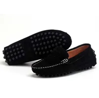 Kids Shoes Genuine Leather Shoes Loafers For Girls Large Size 2019 New Fashion Sneakers Children Peas Shoes Casual Boys Walking Y09060579