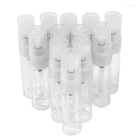 Storage Bottles 25Pcs Mini 5Ml Glass Refillable Travel Perfume Empty Bottle Atomizer Pump Spray