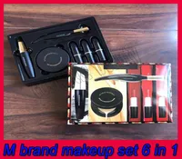 New Makeup Set 6 in 1 Endless Sunshine Matte Lipstick LipGloss Eyeliner Mascara Foundation Cosmetic Kit2039506