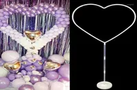 Party Decoration Wedding Balloon Stand Ballons Column Bracket Road Leading Heart Shaped Sky Circle Decor Accessories Holder1476391