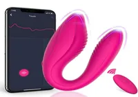 Sex Toy Massager Sexy Toys Bluetooth u Shape Female Vibrator for Women Lush App Remote Control Dildo Vibrators Wear Panties Couple3744589