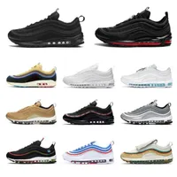 Classic 97 Sean Wotherspoon 97s Mens Running Shoes Vapores Triple White Black Golf NRG Lucky And Good MSCHF X INRI Jesus Celestial Men Women Trainer Sneakers