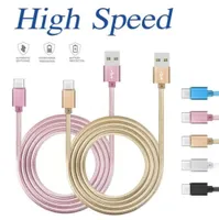 High Speed 3ft 6ft 10ft Metal Housing Braided Micro USB Cable Durable Tinning Charging USB Type C Cable for S21 S8 S9 S10 NOTE 20 3898782