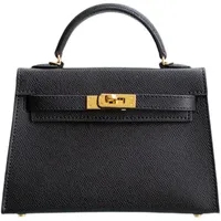 5A Women Handbag designer shoulder Bag Hot Selling Genuine Leather H-shaped Lock Flap Gold Wave Cut Twisted Women&#039;s Crossbody Bag