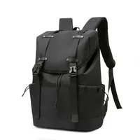 Waterproof Large Capacity Backpack Men Laptop Bags Black Man Travel Teenager Bookbag Oxford 210924202a