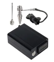 Cheap Portable ENail Electric Dab Nail Pen Rig Wax PID TC Box With Ti Titanium Domeless Coil Heater E Quartz Nail kit for water gl7372973