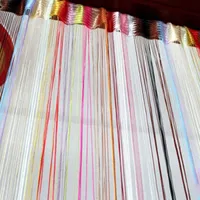 Curtain & Drapes 1 2m 20 Colors Colorful For Living Room Decor String Line Window Door Panel Divider Curtains AB