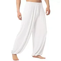 Men's Pants Yoga Casual Solid Color Baggy Trousers Belly Dance Harem Slacks Sweatpants Trendy Loose Clothing