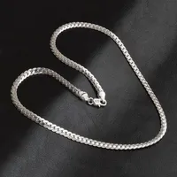 Pendant Necklaces Summer 925 Sterling Silver Fashion Men's Fine Jewelry 5mm 20 Feet 50 Cm Crystal From Swarovskis Necklace290k