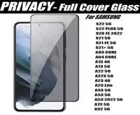 Privacy Glass screen protector for Samsung Galaxy S22 S22Plus s21 s21pLUS S20 FE A13 A33 A23 A73 A32 A22 A42 A52 4G 5G Full cover 2364800
