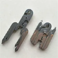 420 stainless steel multi-function pliers outdoor gadget key chain cutters EDC tool folding pliers 15 in 1 screwdriver249K