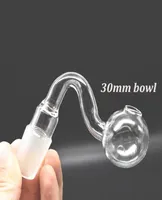 Thickness 10mm 14mm 18mm Male Female Glass Oil Burner Pipe 12inch Bowl OD Burning Dry Herb Tobacco Water Hand Smoking Pipe for Da5116801