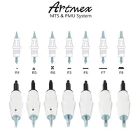 50pcs Artmex A3 V3 V6 V8 V9 Replacement Needle Cartridges PMU System Tattoo Needle Cartridges Body Art Permanent Makeup6528442
