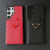 Fashion Phone Cases Card Pocket Inverted Triangle P for iPhone 14 Pro Max 13 12 Mini 11 XR XS XSMax 8 Samsung Galaxy S23 Ultra S22 S21 S20 PLUS S20U NOTE 10 20 ultra Cover