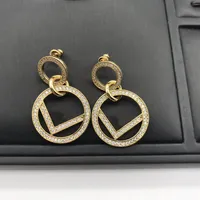 Earing F Designer Fashion Earrings For Women Jewelry Letter Love Luxurys Designers Earrings Studs Fashion Des Boucles Oreilles Ear316g