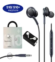 S10 Earphone Headset For Samsung Galaxy S8 S9 S10 Note 6 7 8 Headphones Bass Headsets Earbuds Stereo Sound headphone in box7192098
