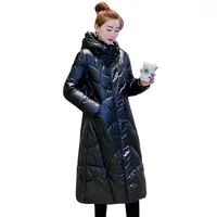 Women's Trench Coats Thickened Warm Down Cotton Clothing Women Winter Jacket 2023 Fashion Lady Slim Coat Plus Size Loose All-match Jackets