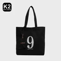 Evening Bags Letter Canvas Women Shoulder Bag Travel Outside Shopping Lady Tote Messenger Fashion Casual Pouch