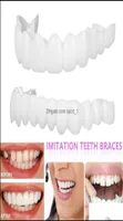iced out Grillz Body Jewelry JewelryupperLower Cosmetic Denture Polyethylene Grills Fake Tooth Er Simation Teeth Whitening Dental7840061