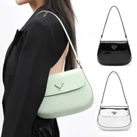 3A High Quality Cleo Brushed Leather Shoulder Bags With Flap Fashion Brand Handbag Luxurys Designers Crossbody Handbags Purse Bag331F