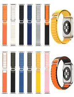 Sport Red Alpine Loop Metal Strap for Apple Watch Band 49mm 45 41 44 40 Nylon Bracelet iwatch series Ultra 8 7 SE 6 5 4 3 Watch2230809